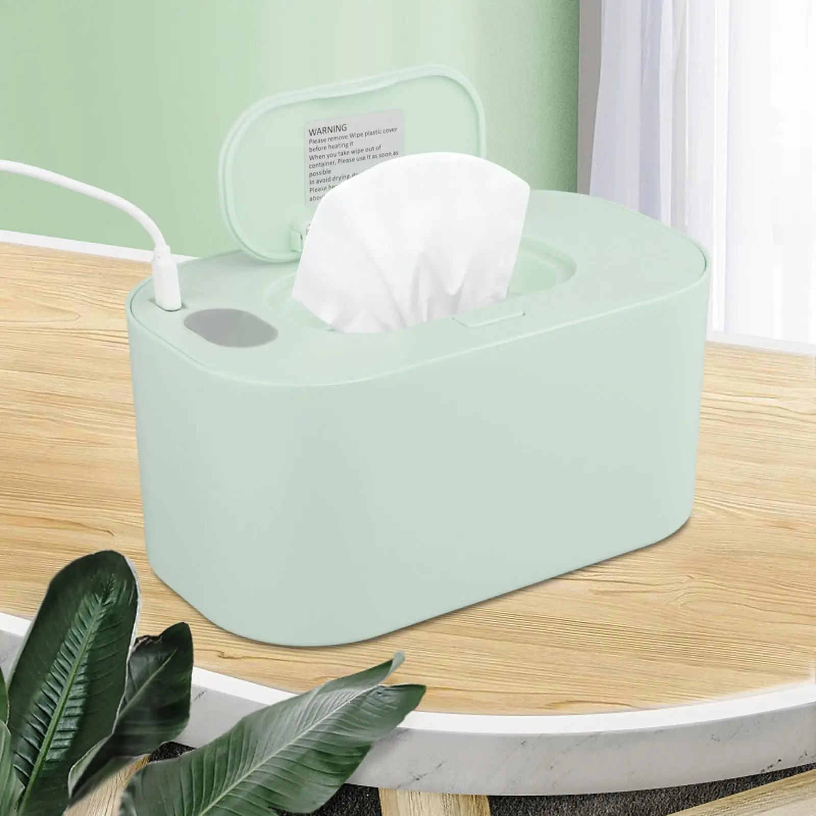 Wipe Dispenser Box Quick Heating System Wet Wipe Warmer for Travel Wet Tissue Household