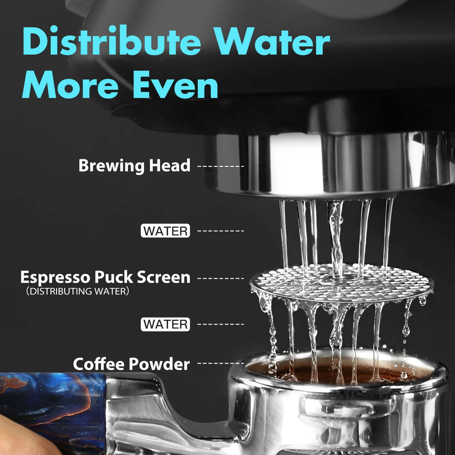 Sitko do kawy AliKisscafe 51mm – Puck Screen Mesh recenzja i cena