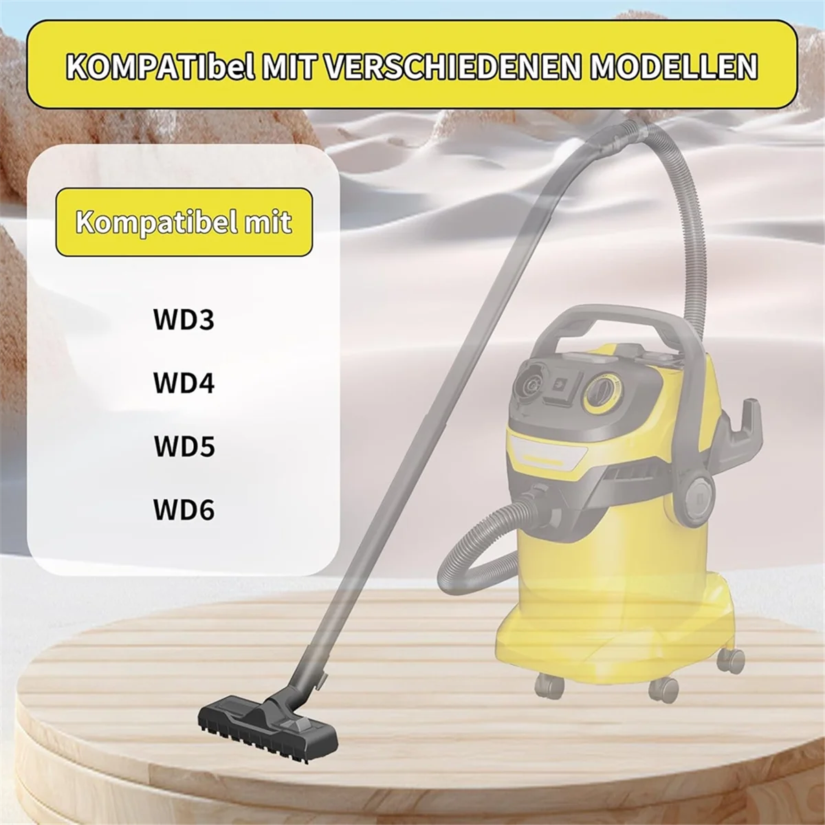 فوهة شفط جافة مبللة A74G لـ Karcher WD5، WD6، WD3، WD4، فوهة أرضية بديلة للمكنسة الكهربائية الرطبة/الجافة Karcher
