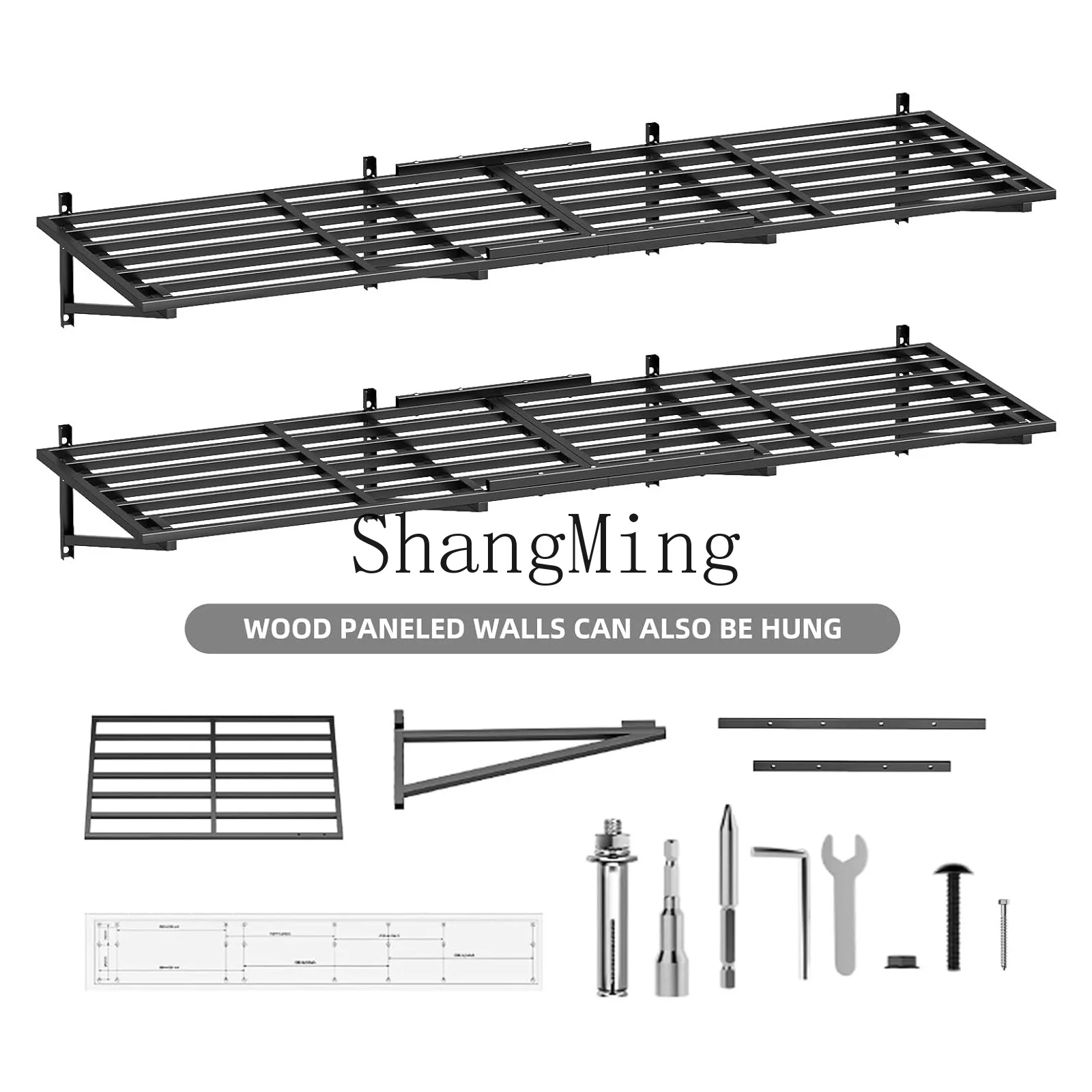 

DSA Thickened wall rack Garage storage room finishing rack Wall-mounted storage rack