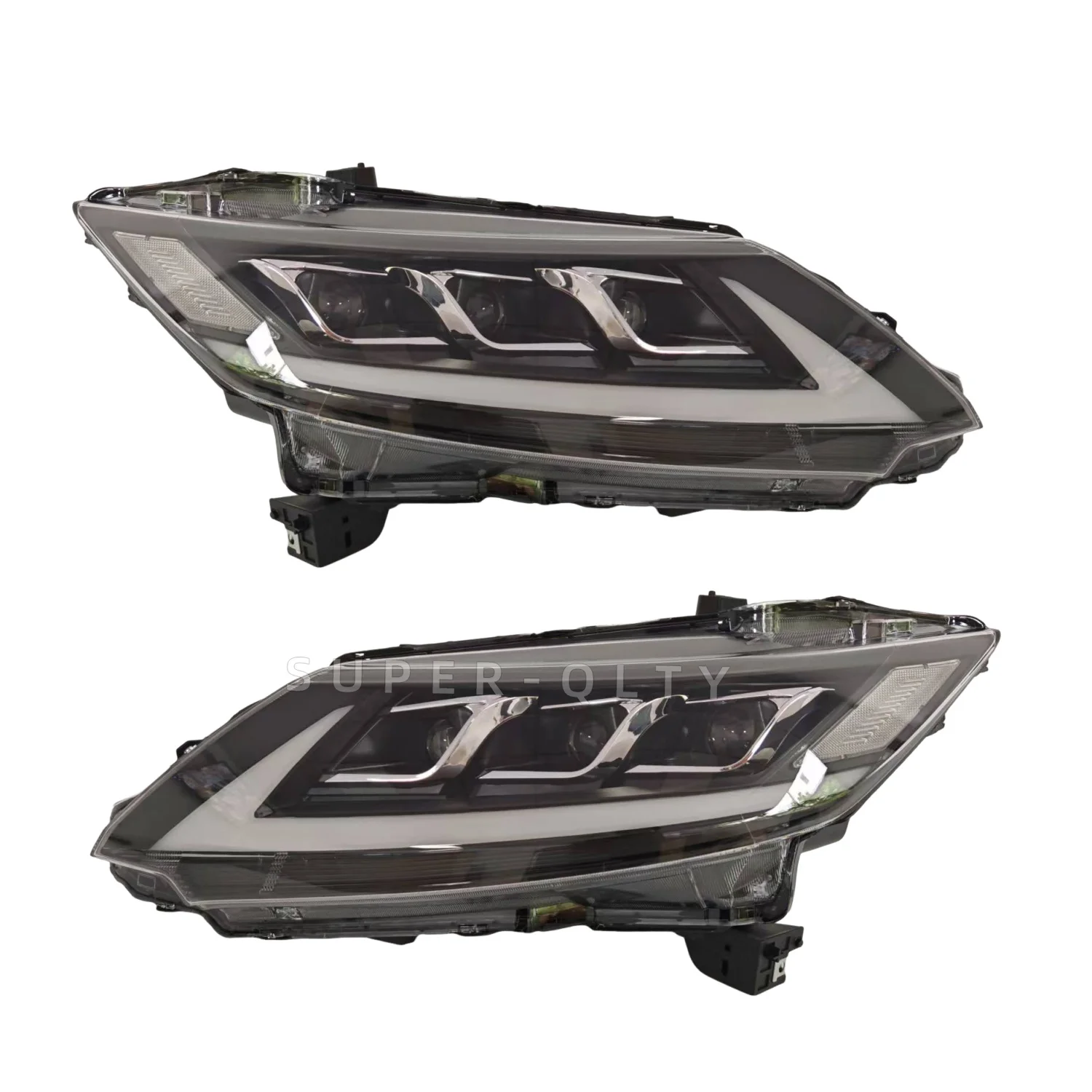 Headlights for Honda Odyssey 2012-2021 Headlamp Upgrade with Daytime Running Lights LED Lens Car Light Assembly 2 PCS
