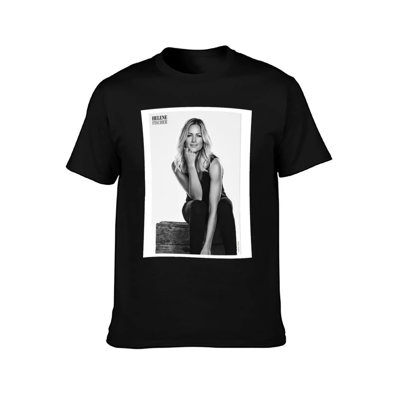 Helene fischer T-Shirt All Match Basic Short Sleeve Top T-Shirt