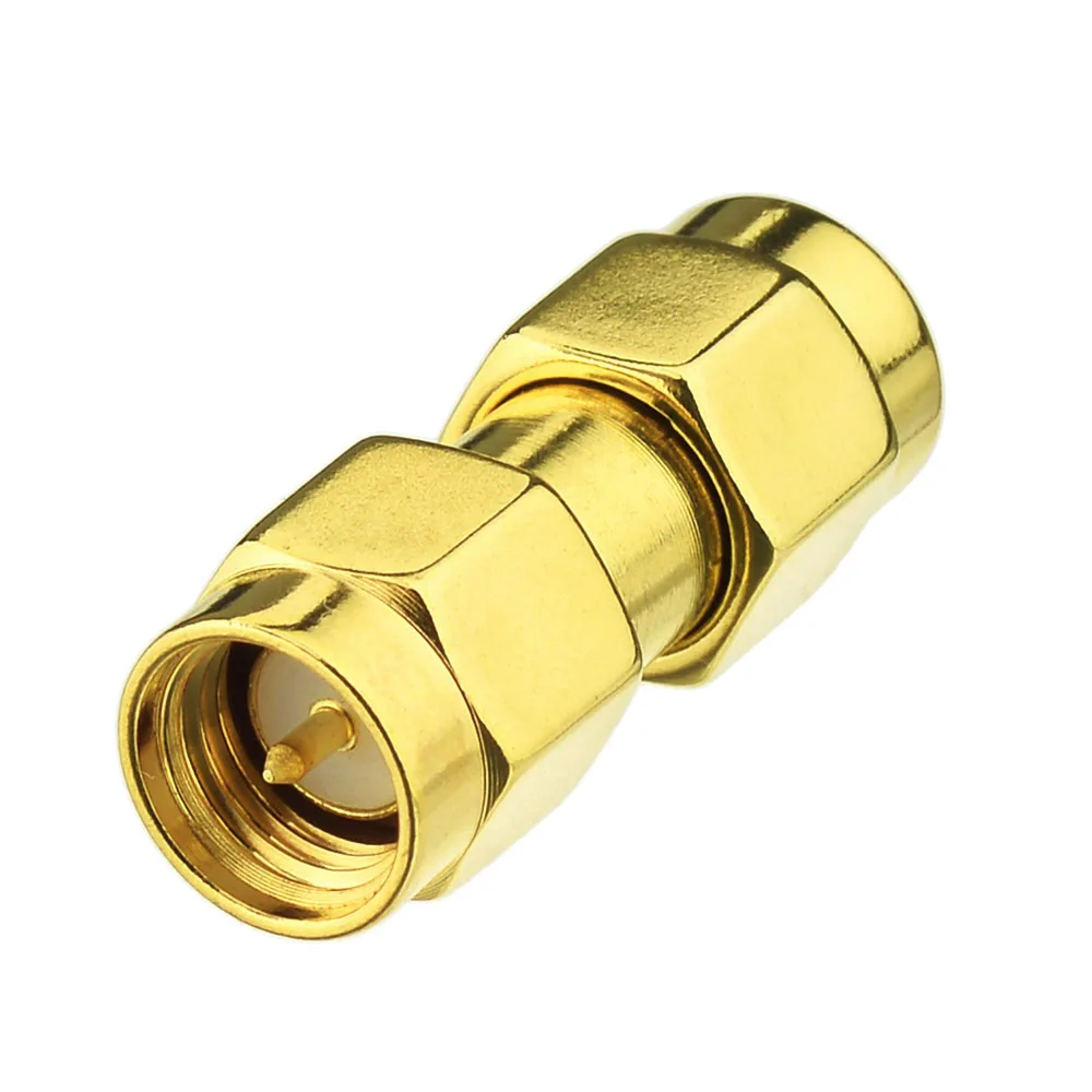 Superbat SMA Adapter SMA Plug to Male Straight WiFi GPS 4G LTE DAB+ Antenna Adapter RF Coaxial Connector