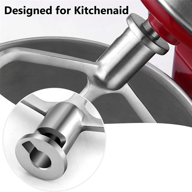 N85R peddelbevestiging voor Kitchenaid keukenmixers, 5-kwart lift en 6 liter, flexibele randklopper, vaatwasmachinebestendig