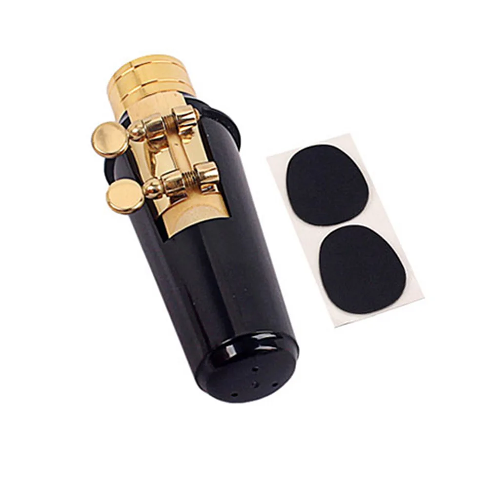 

Professional Alto Sax Mouthpiece Kit with Copper Ring Cap Reed Buckle Ideal for Black Alto Sax Set