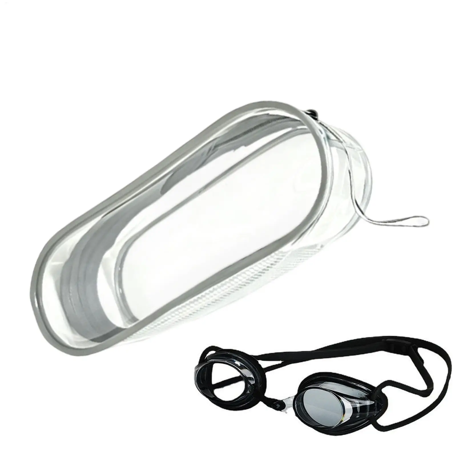 new Swim Goggles Case Clear Breathable Protective Scratch-Resistant Bag Kids Glasses Case For Sunny Pool Sea Beach Open Water