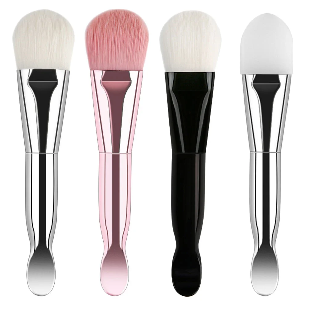 4 Pcs Mask Makeup Brush Body Smudge Tool Silica Gel Applicator Sleeping