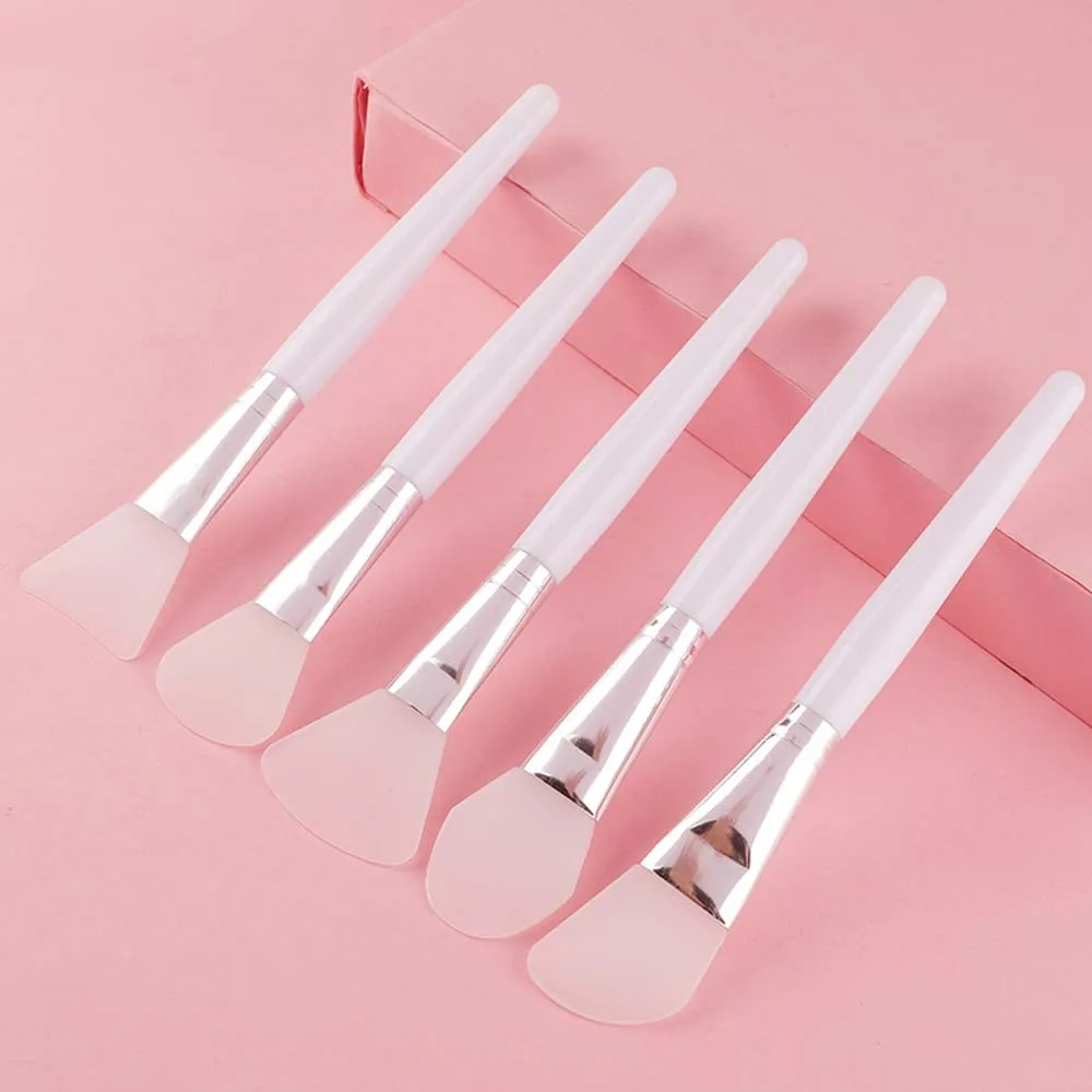 Escova De Maquiagem De Silicone Reutilizável DIY, Ferramentas De Cuidados Com A Pele, Escova De Mistura De Lama Facial, Escova De Máscara, Salão De Casa