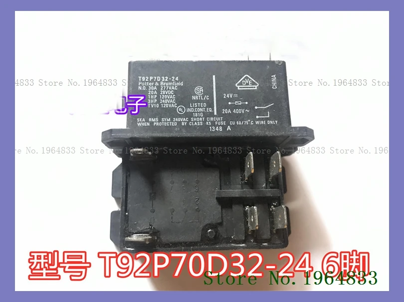 

T92P7D32-24 6 30A/277VAC