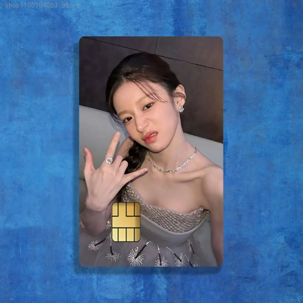 G-Go Y-Youn J-Jung ملصقات الائتمان فيزا الخصم البنك بطاقة شحن حافلة مترو ملصق مضاد للمياه ملصق الديكور