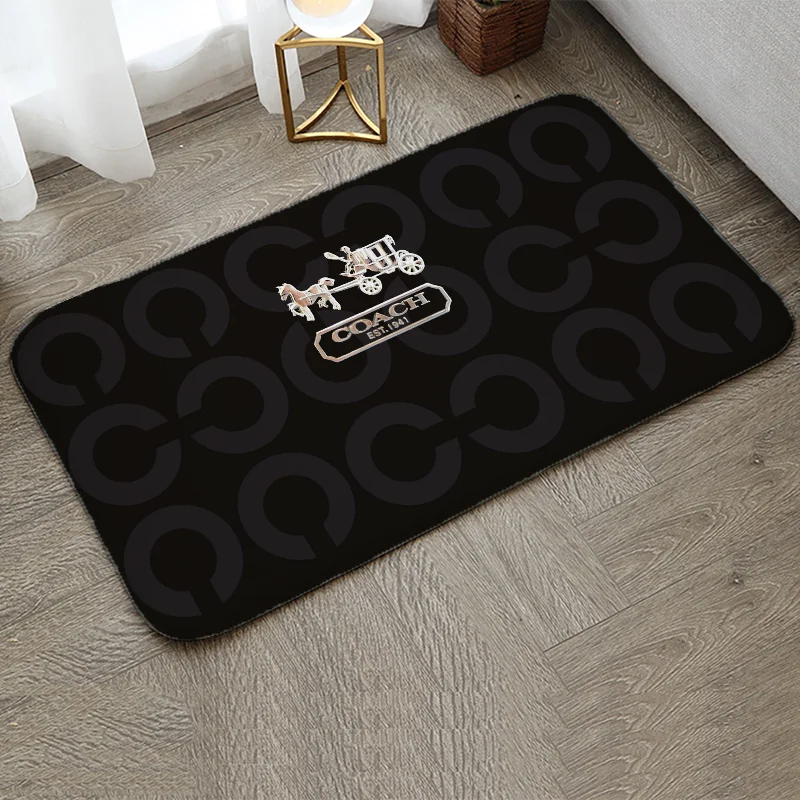 C-COACH Bathroom Rug House Entrance Mat Kitchen Carpet Home Bath Mats Living Room Carpets Custom Rugs Foot Prayer Door Doormat