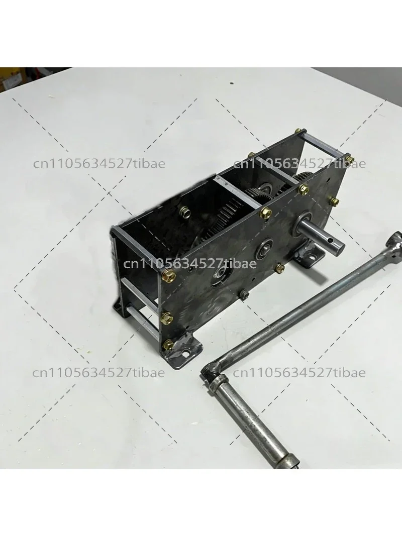 220V 2000W Hand Crank Generator Manual Magneto Generator with Speed Increasing Gearbox