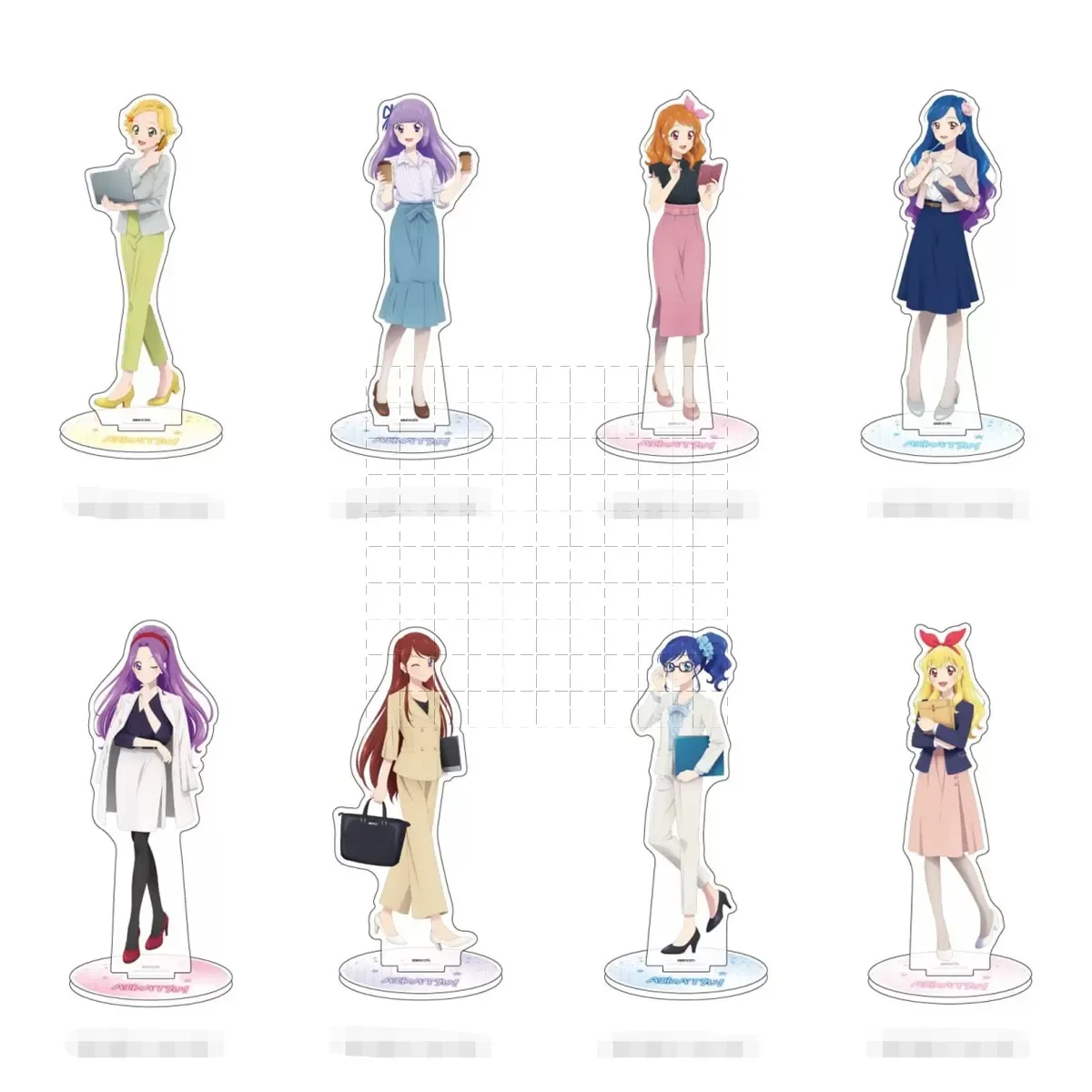 

Game Ichigo Hoshimiya Miyabi Fujiwara Sumire Hikami Sakura Kitaoji Acrylic Stand Doll Anime Figure Model Cosplay Toy for Gift