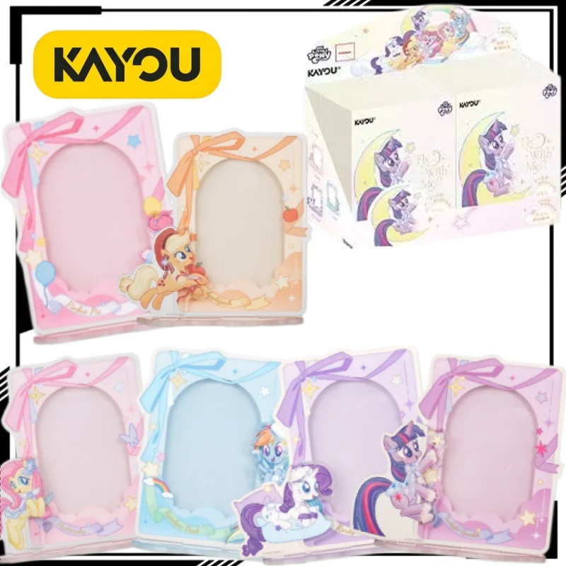 KAYOU My Little Pony Star Wish Party Series Cadre Photo Pinkie Pie Support Acrylique Merchandise Anime Cadeau de Fêtes Jouet Tendance