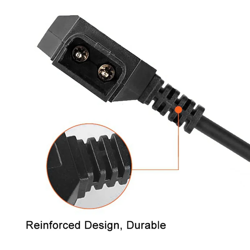 AA84 2X D-Tap Splitter Cable D-TAP To 4D-Tap Camera Power Supply Splitter Cable For V-Mount Battery With 1/4 Screw