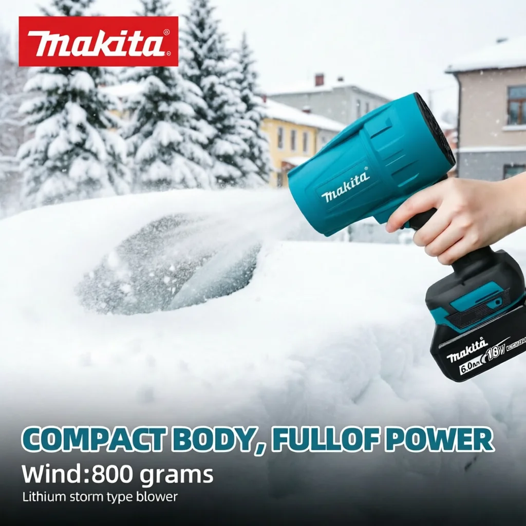 Makita 18 Violent Blower 30000RPM Turbo Jet Fan Electric Air Duster wind speed Turbo Rechargeable with Light Car Cleanin
