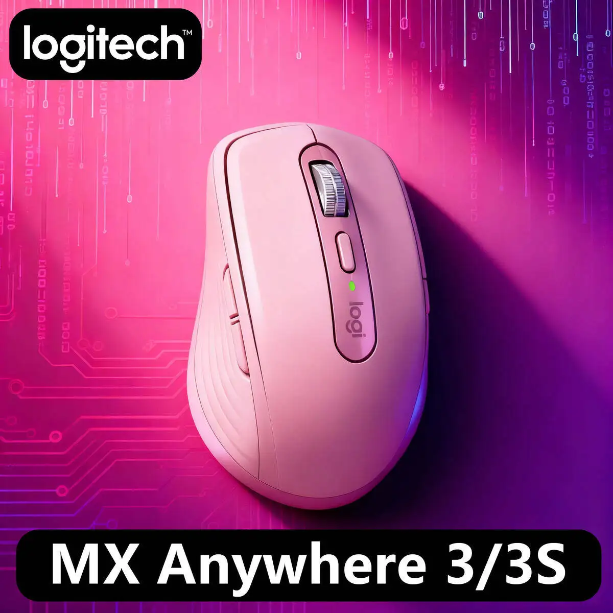 

Logitech Master Series MX Anywhere 3S Bluetooth Беспроводная бесшумная мышь Мягкий звук Офисный женский планшет