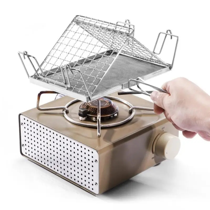 

Новая складная портативная подставка для тостера из нержавеющей стали для кемпинга, походов и пикников, универсальная проволочная решетка для выпечки, для использования на открытом воздухе