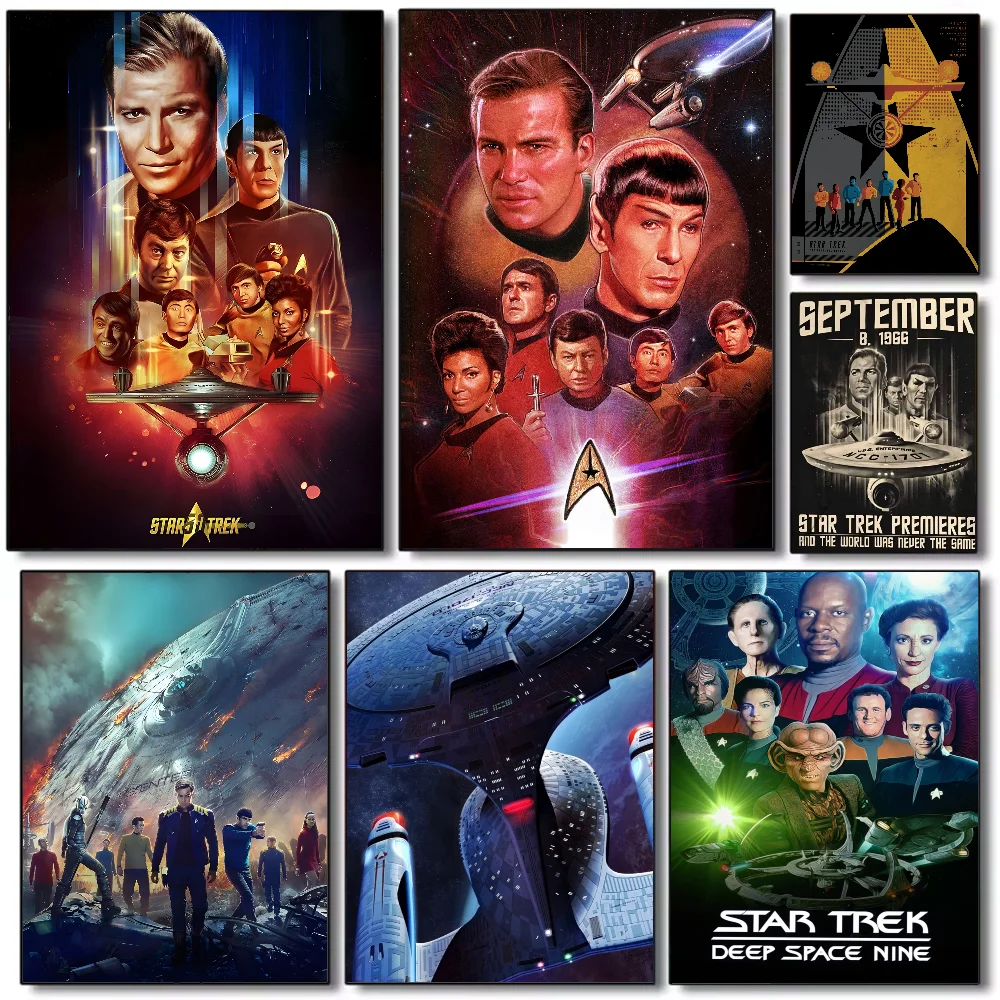 Poster Classic Movie S-Star T-Trek Poster HD art sticky wall waterproof home living room bedroom bar aesthetic decoration