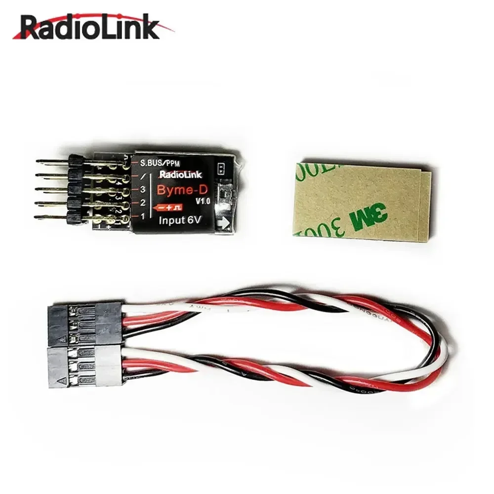 Radiolink Byme-A Byme-D AD وحدة تحكم في الطيران ذات الجناح الثابت جيروسكوب توازن الاستقرار الذاتي لمدرب الجناح الثابت ثلاثي الأبعاد 4CH