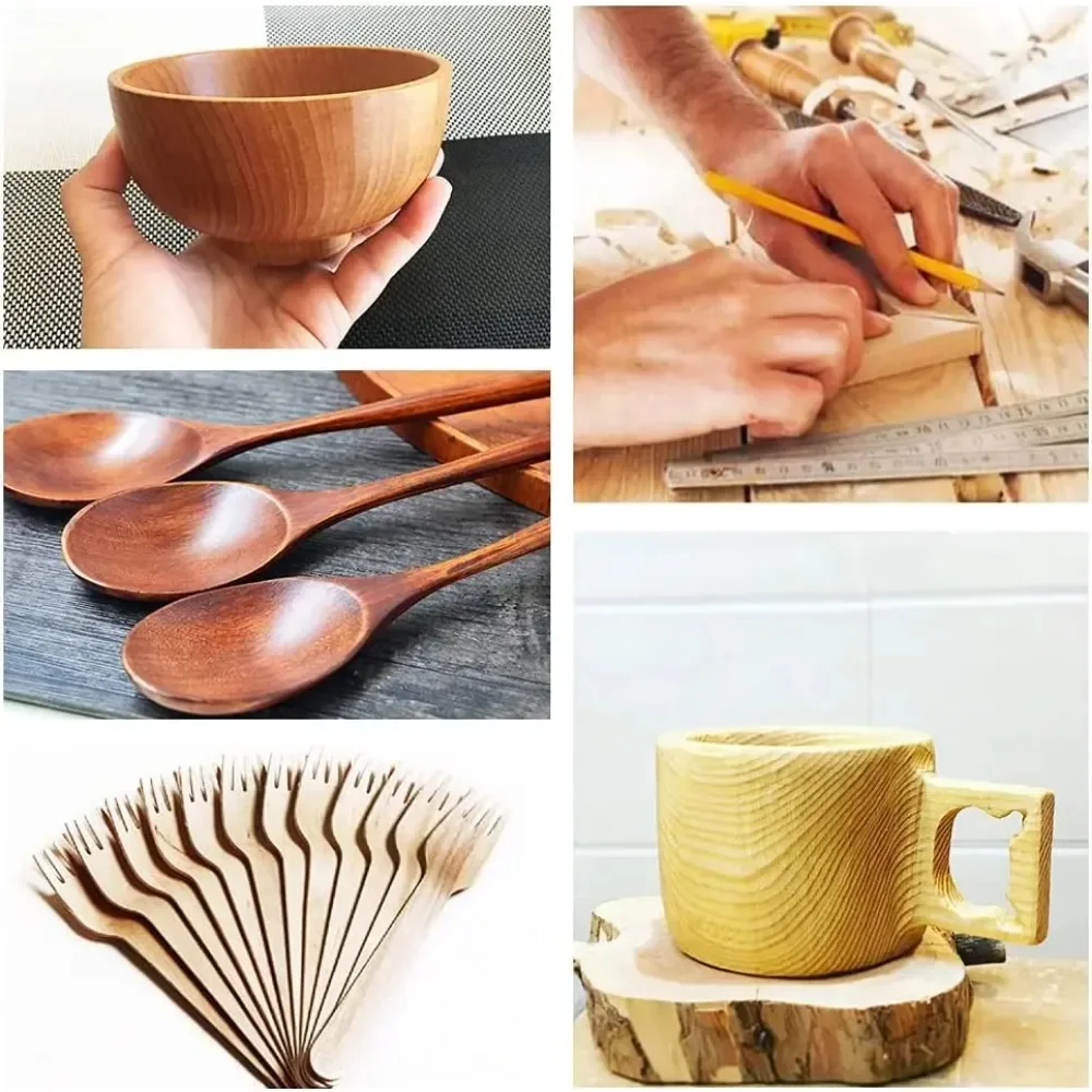 Wooden Carving Hook Knife Beginner Profession Carving Knives Peeling Sculptural Beech Handle Chisel Woodworking Cutter Hand Tool