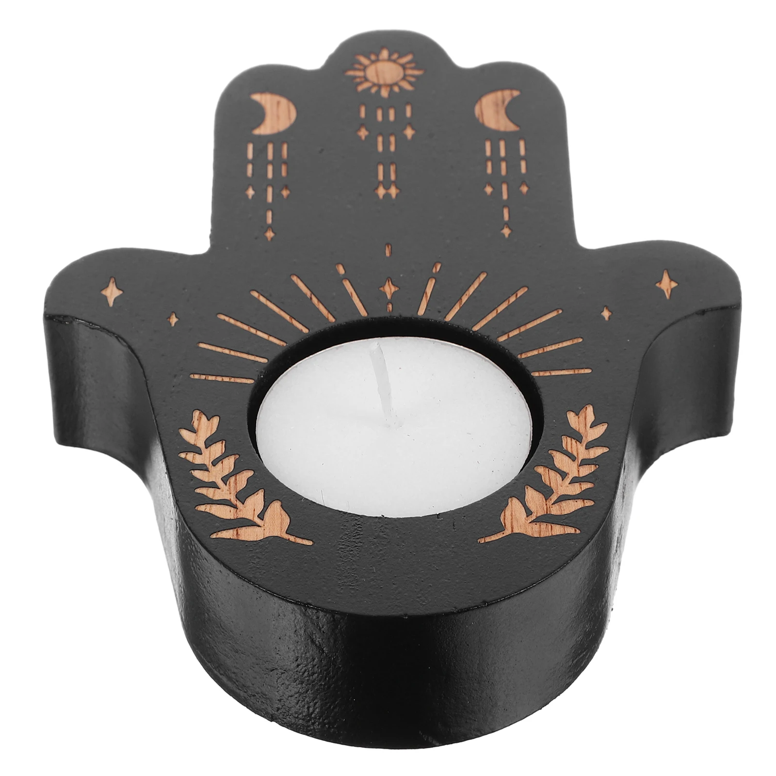 

Dining Room Table Centerpiece Decor Tea Light Holder Candles Holders Tealight Wood