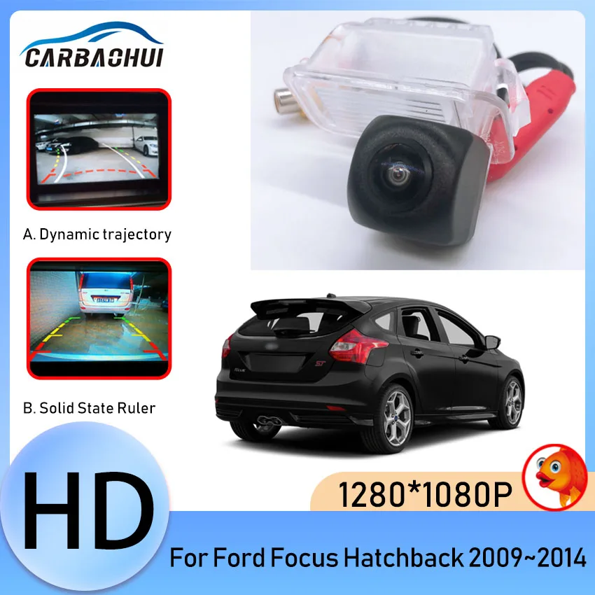 

Car CCD HD Night Vision Backup Rear View Camera Waterproof Parking For Ford Focus Hatchback 2009 2010 2011 2012 2013 2014