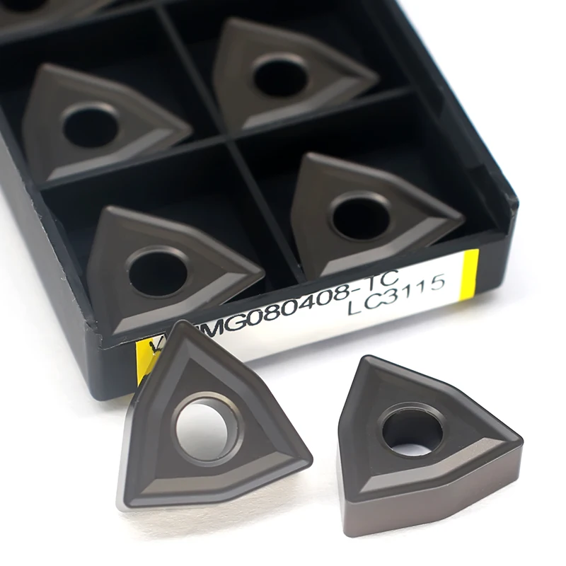 Original Turning Tool Carbide Insert WNMG080408-TC LC3115 Metal Lathe Machining for Cast Iron Cutting Tools
