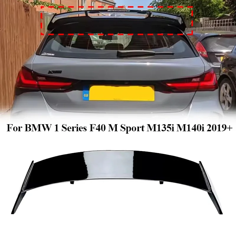 

Car Rear Roof Lip Spoiler Wing for BMW 1 Series F40 M135i 128ti 118D MP Style Hatchback 2019+ Tail Trunk Splitter Auto Body Kit