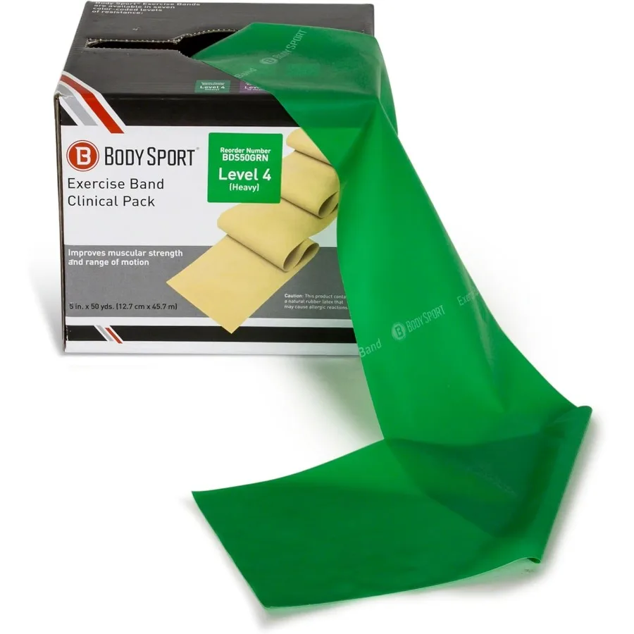 

Exercise Bands - Resistance Bands in 50 yard Rolls for Fitness, Stretching, or Physical Therapy