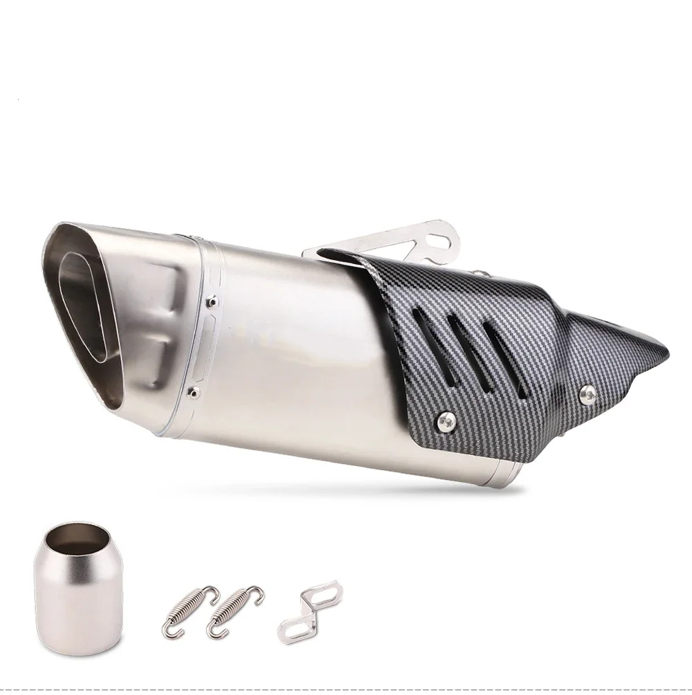 

Universal Motorcycle Exhaust Muffler Pipe Escape Moto Sticker Laser Scooter For AK R1 CBR500R R6 X-ADV750 Z900 Bike Cover GM3J