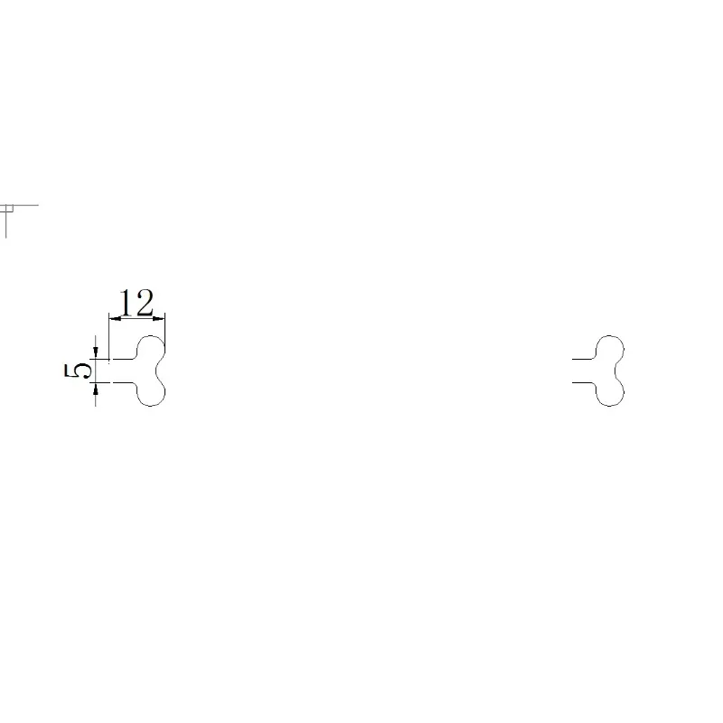 V Shape Tear Notch Punch Component for Eight Side Sealing Pouch Production