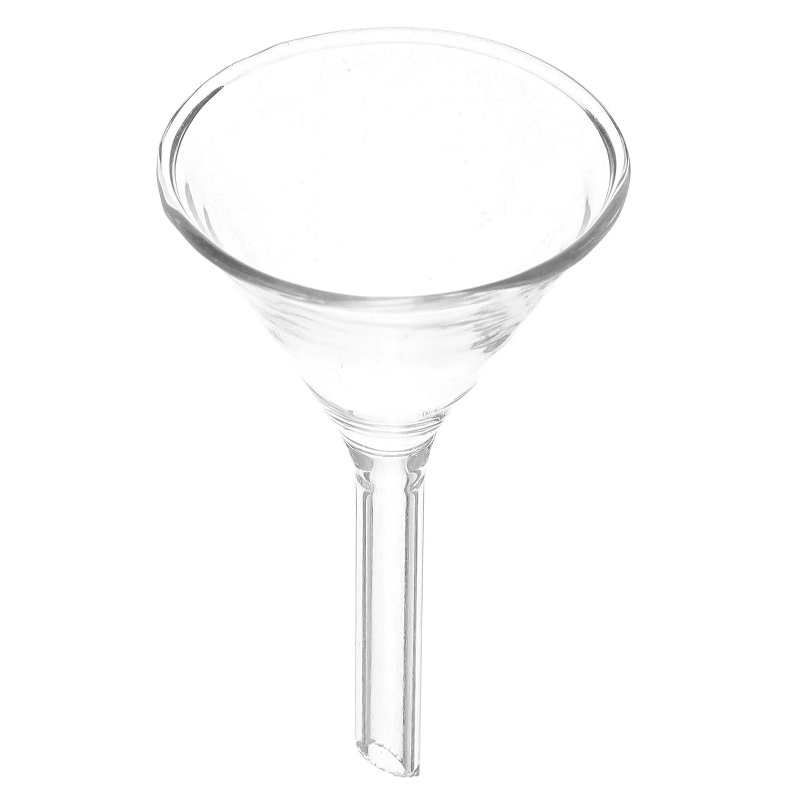 

Glass Chemistry Feeding Funnel Thick 40mm Solid Analytical Labware for Powder Liquid Experiments