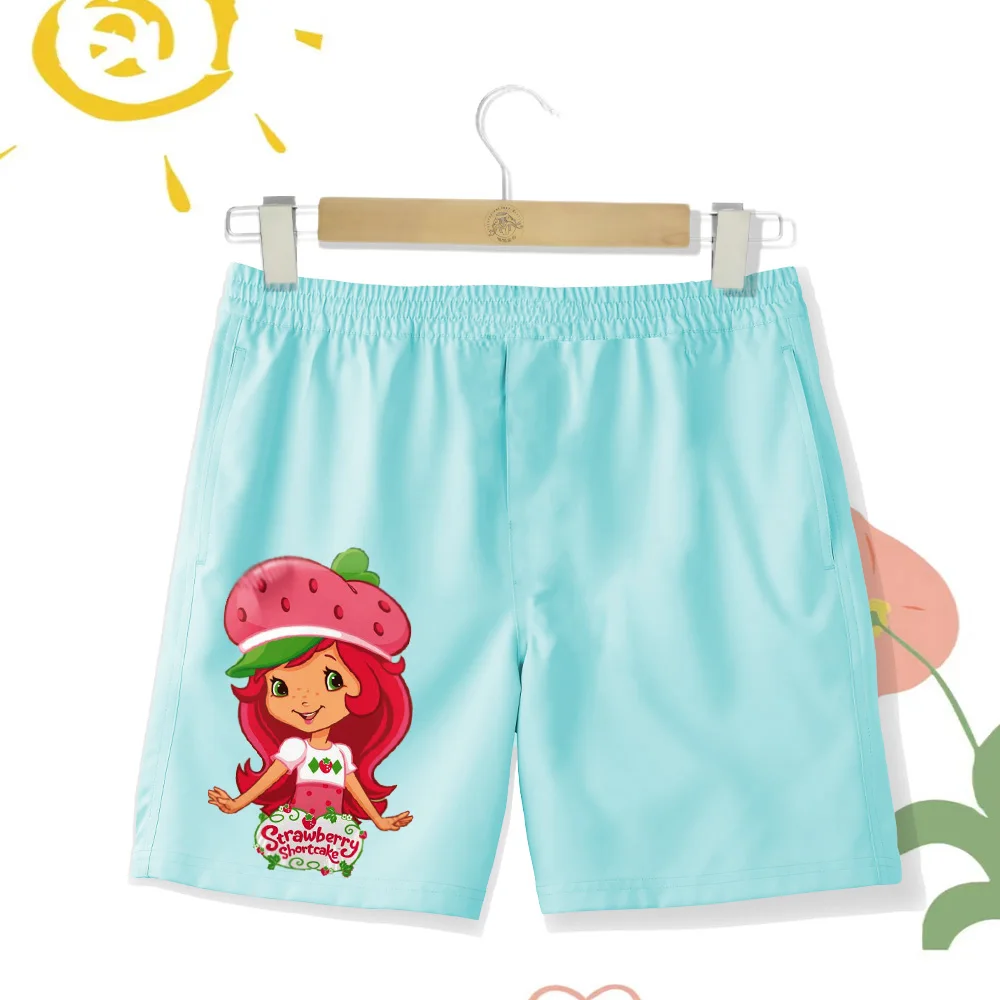 

Summer thin children's wide-leg pants full of small monsters soft rayon children's pants five points beach pants running measure