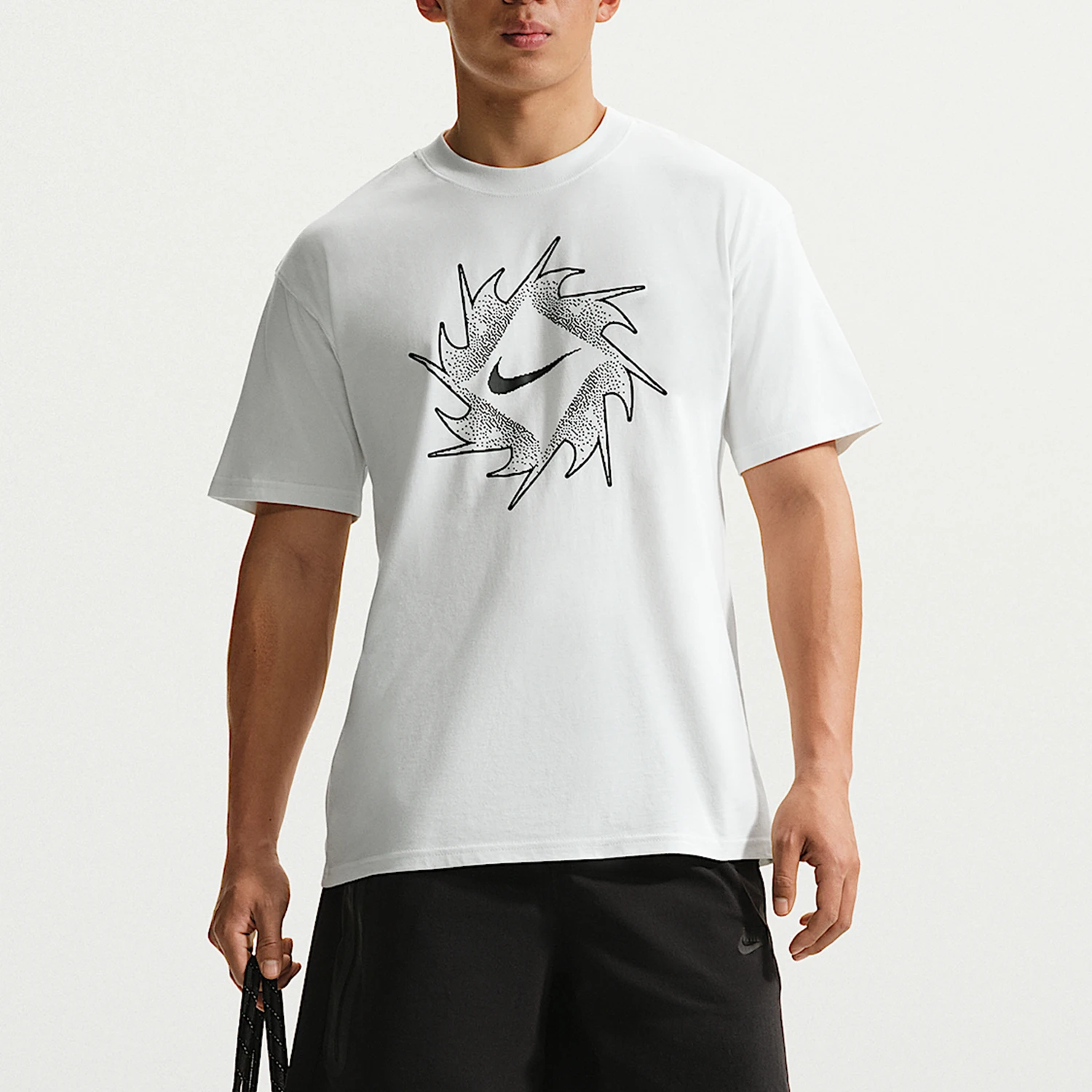 Nike genuine summer men's skin friendly round neck daily loose casual T-shirt IH1378-121