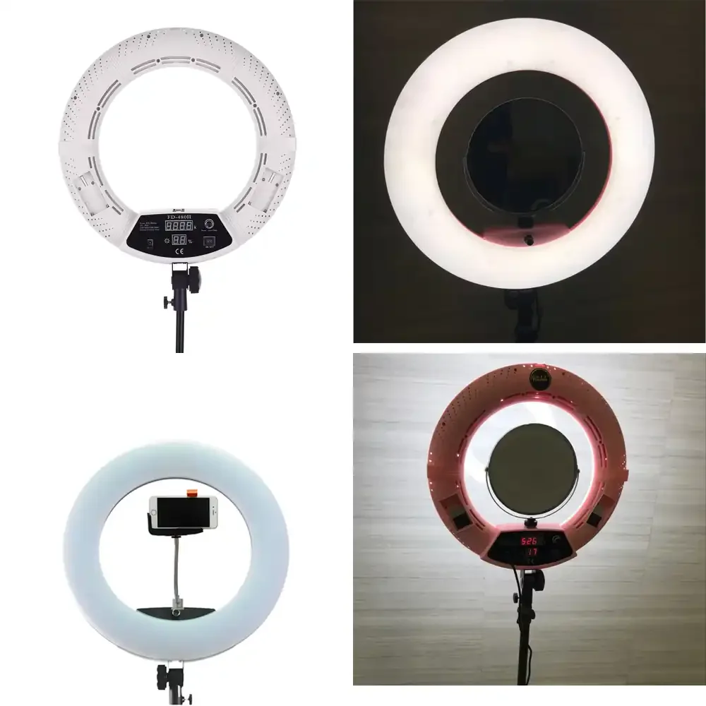 

FD-480II 3200-5500K 96W 480 LED Photographic Lighting Ring Light for Camera Photo Phone Photography