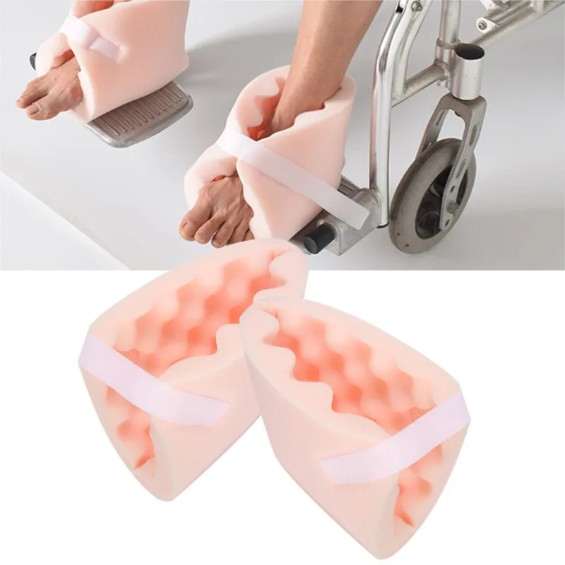 2pcs Foot Heel Support Anti-Decubitus Foot Ankle Warm Cover Elderly Bed Nursing Care Pain Adjustable Foot Ankle Sprain Care Tool