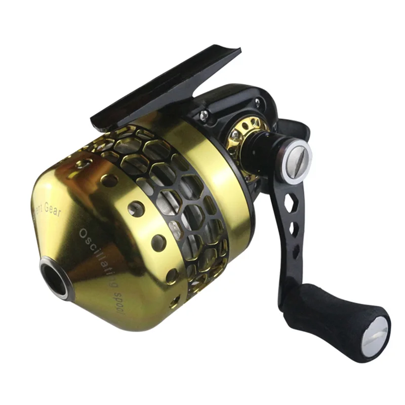 PX35 Fishing Reel Slingshot 4+1BB Compound Bow Hunting Closed Metal Coil Wheel Outdoor 5#PE Line 55M