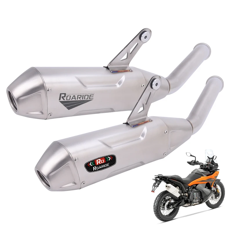 Slip On For KTM 790 890 Adventure R Rally KTM790 KTM890 2019 - 2026 Motorcycle Modify Escape DB Killer Muffler Moto Exhaust Pipe