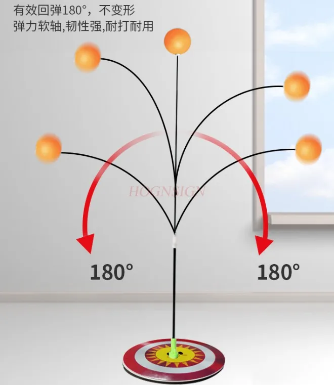 Allenatore di ping pong Strumento per l'autoallenamento Soldati da combattimento per bambini domestici Sala da allenamento Giocattoli Ping pong