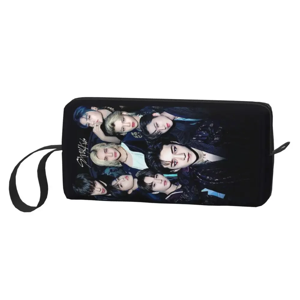 Kpop Star Singer Idol Makeup Bag Pouch Zipper Straykids Cosmetic Bag Travel Toiletry Bag Organizer Storage Purse Men Women