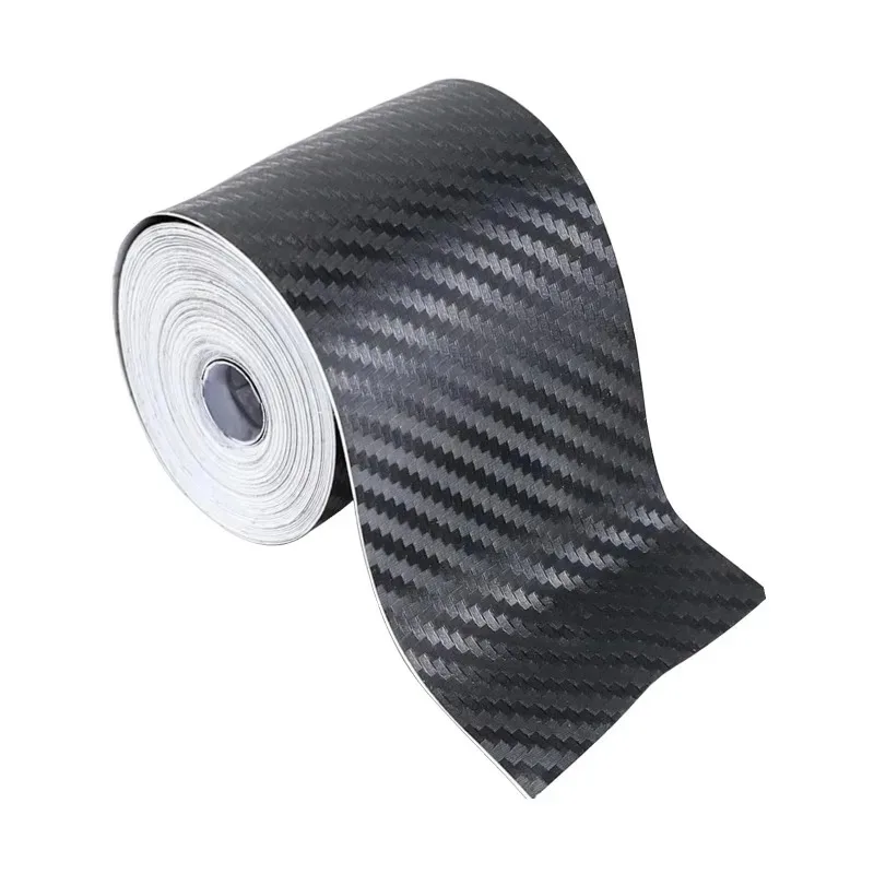 

For 3D Carbon Fiber Car Stickers Door Sill Protector Bumper Tape Waterproof Protection Film Car Protector Strip Length 3/7/10M