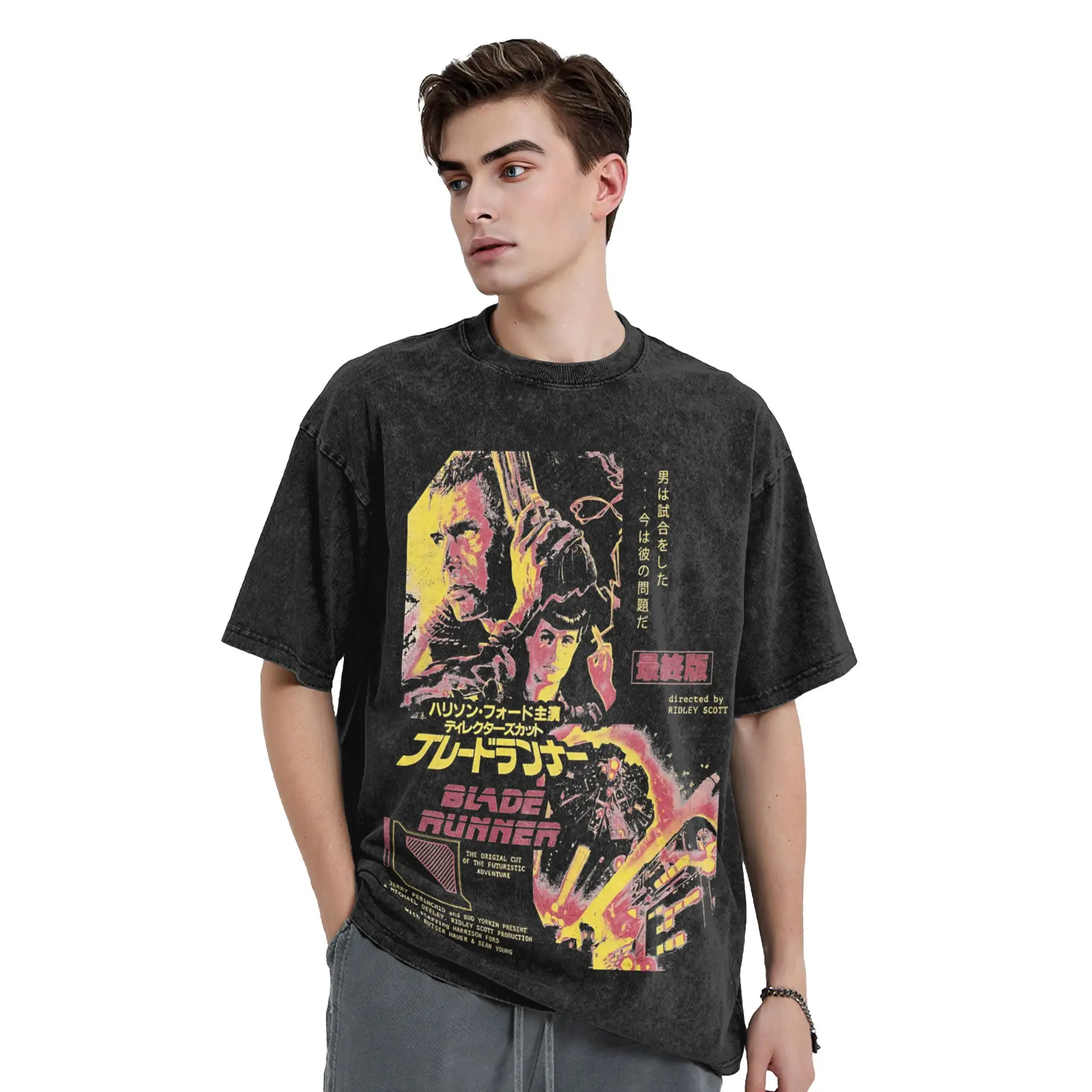 Blade Runners Movie T Shirt Summer  Y2K Retro T Shirts Casual Novelty Tshirt For Men Short Sleeve Print Top Tees