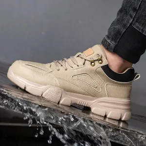 Stahldraht-Rotter-Arbeiten-Arbeiten-Tennis, unzerstörbare Schuhe, Anti-Quebra, Anti-Punktion, Sicherheit, hohe Qualität 8 Hauptverkaufsschuh mit Herrenschnalle - №4