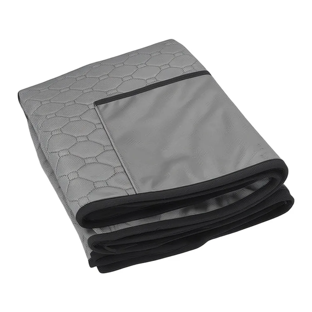 For Golf Cart Seat Blanket with 128.3 x 50.5 cm Coverage Thermal Cotton Layer and Dotted Slip Backing for Stability