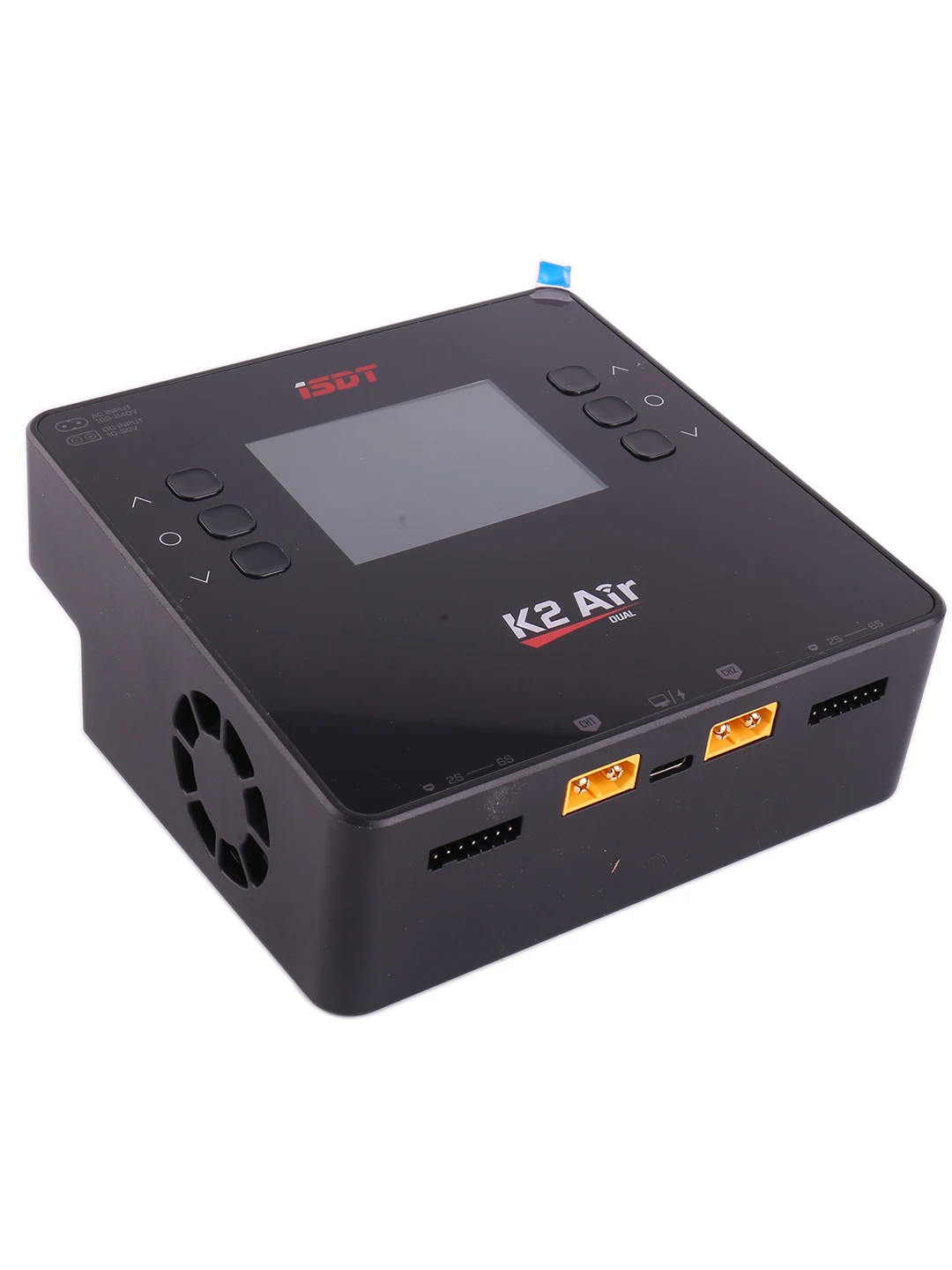 ISDT K2 Air AC 200W DC 500Wx2 20A Dual Channel Balance Lipo Charger Discharger for Lipo NiMh Pb Battery Rc Model / Smart Phone