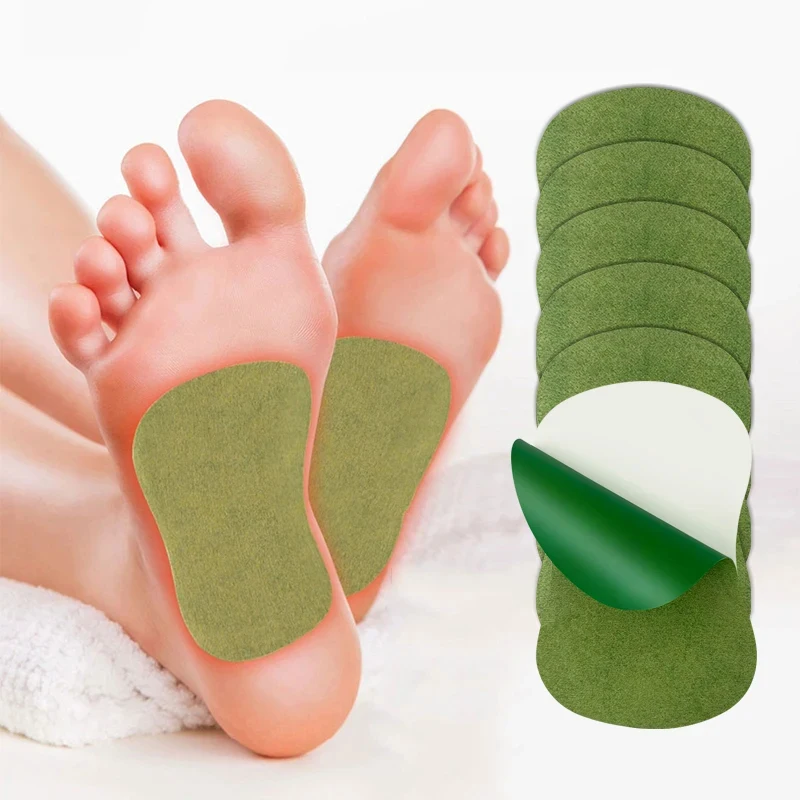 12/60pcs Wormwood Foot Patches Detox Deep Cleansing Foot Pads Natural Herbal Help Sleep Foot Care Stickers Relieve Stress Paster