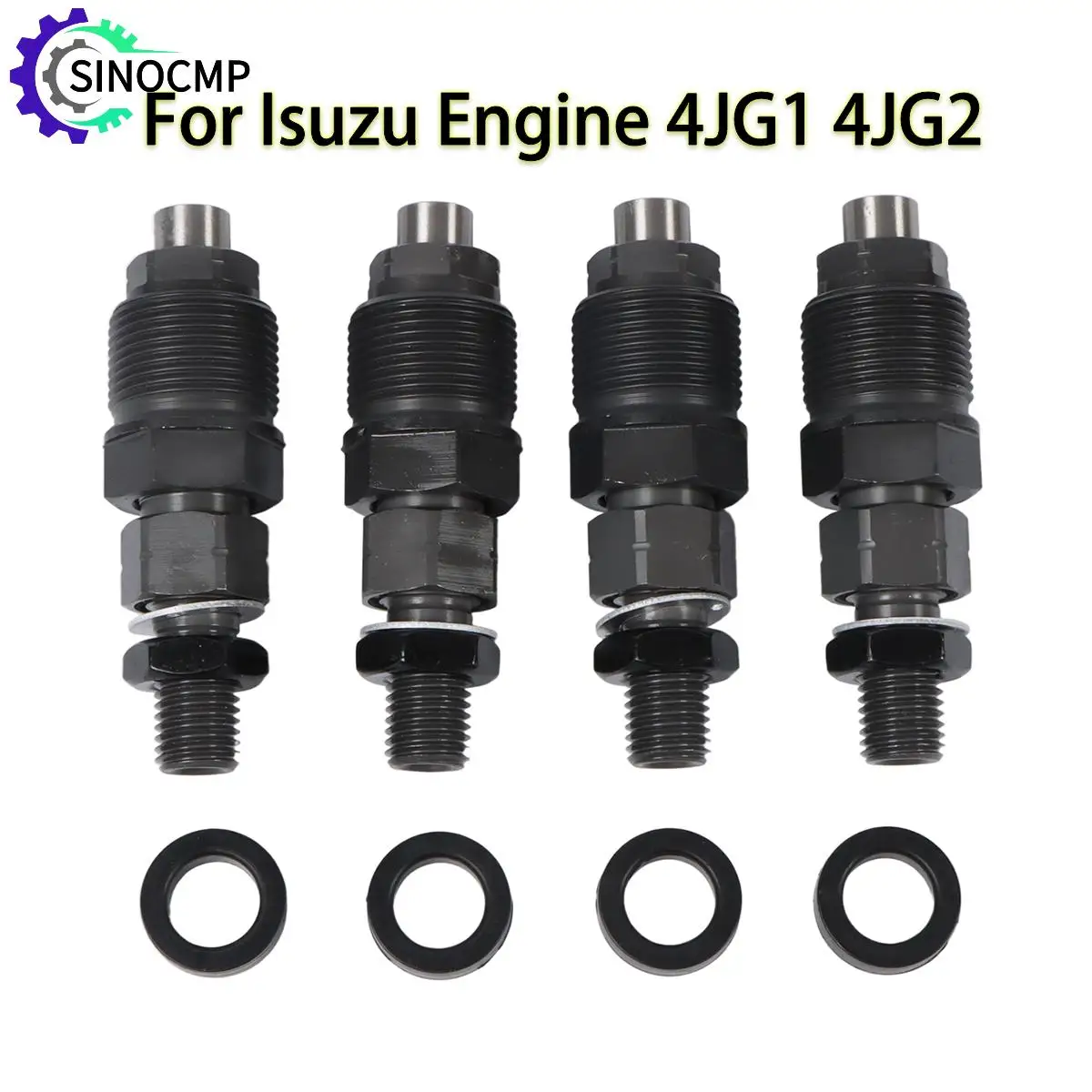 

4pcs Fuel Injectors For Isuzu 4JG1 4JG2 Engine For TCM Forklift FHD20Z5 FHD30Z5 8-97140624-0 105007-1240 9430613713 8971406240