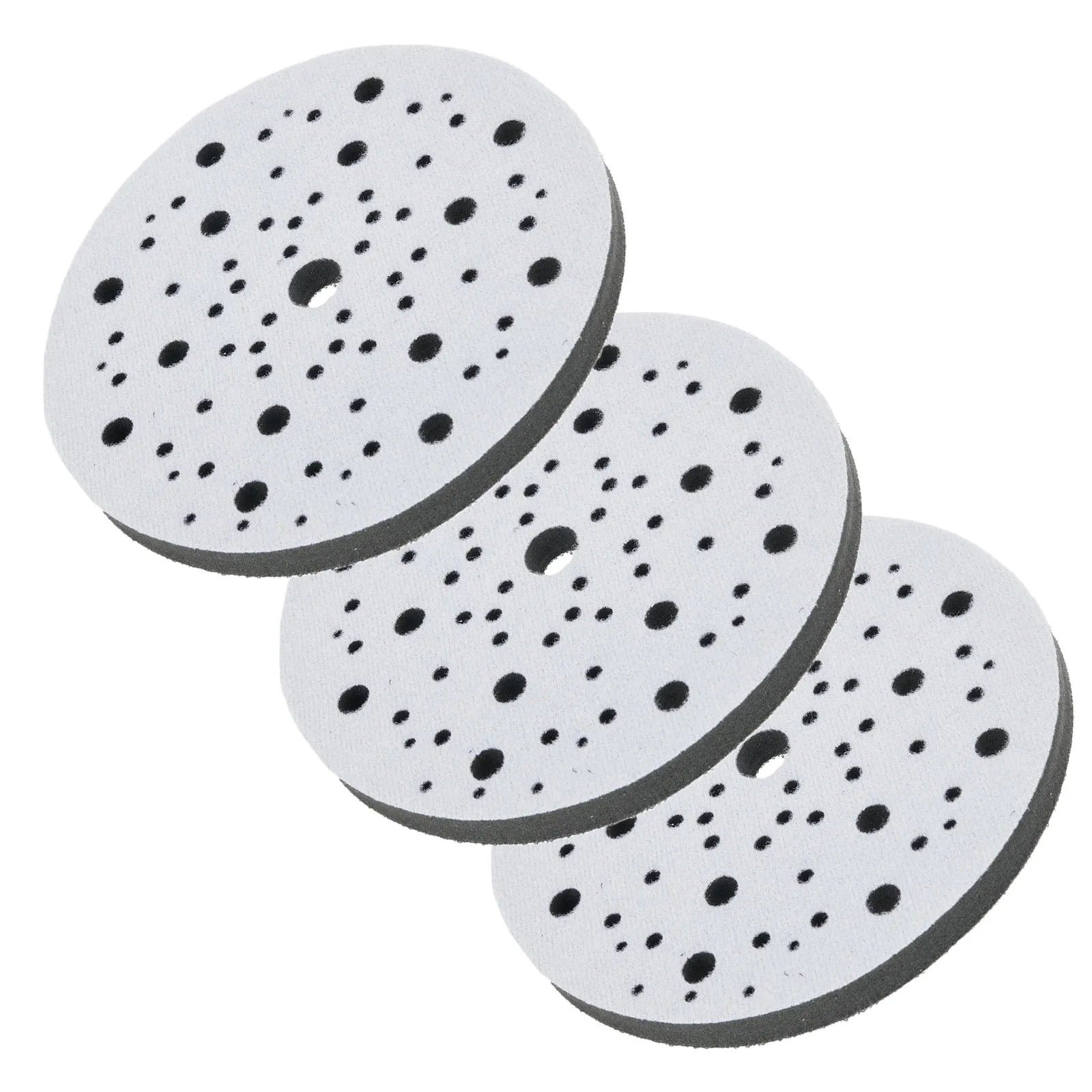 3pcs 150mm 70Hole Polishing Pads Soft Sponge Pad Sanding Disc Backing Pad For Polishing Wood Jade Stone Power Tools