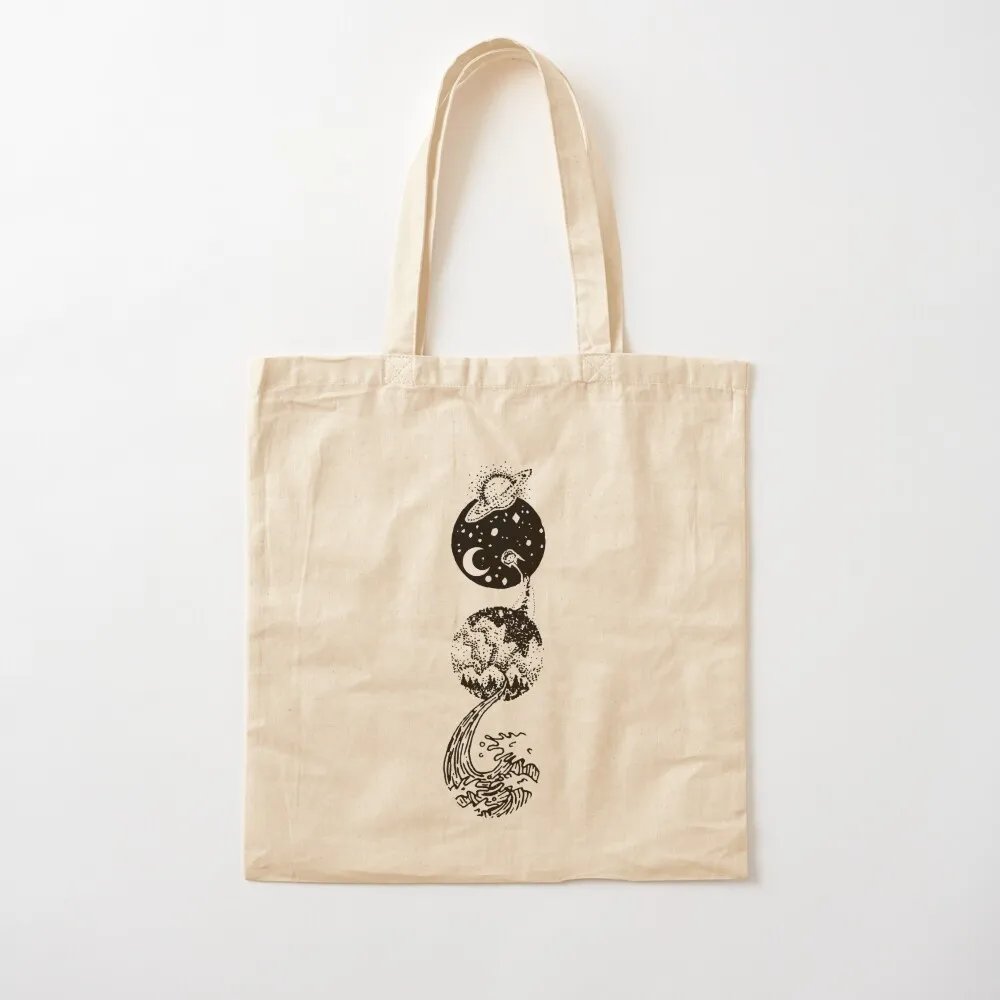 

Star Dust to Sea Foam Tote Bag Women bags hand bag ladies Canvas Tote Bag